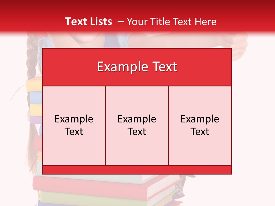 Childhood Thumb Up Stack PowerPoint Template