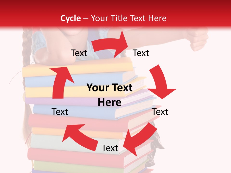 Childhood Thumb Up Stack PowerPoint Template