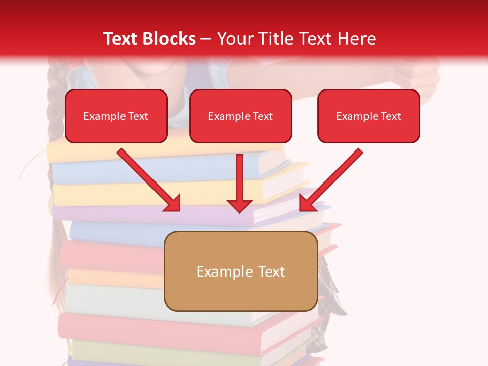 Childhood Thumb Up Stack PowerPoint Template