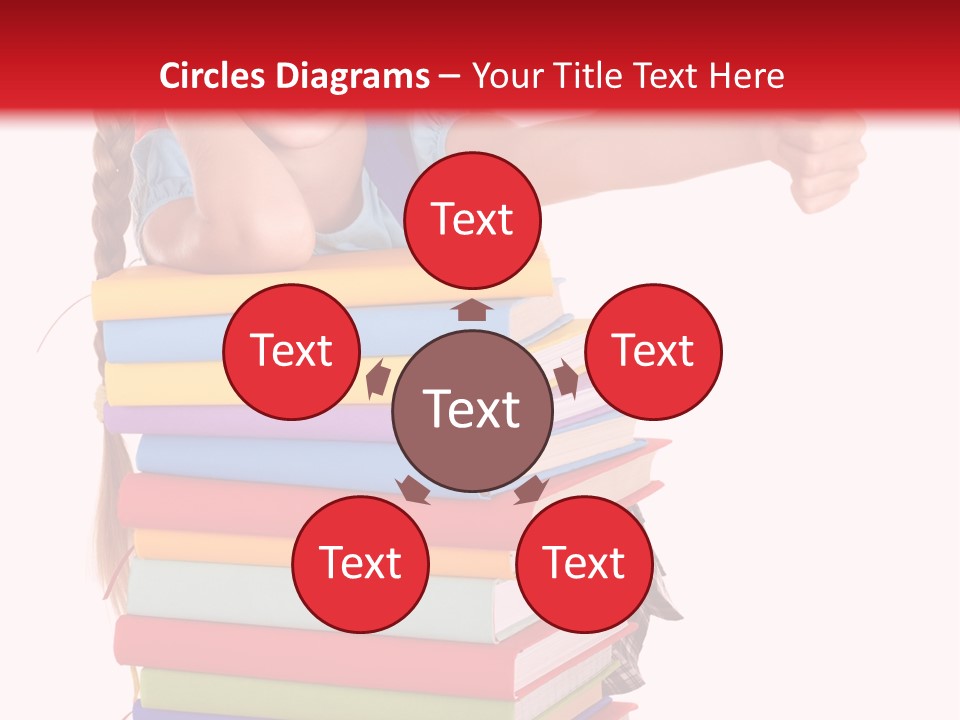 Childhood Thumb Up Stack PowerPoint Template