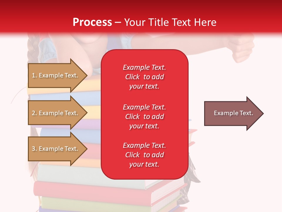 Childhood Thumb Up Stack PowerPoint Template