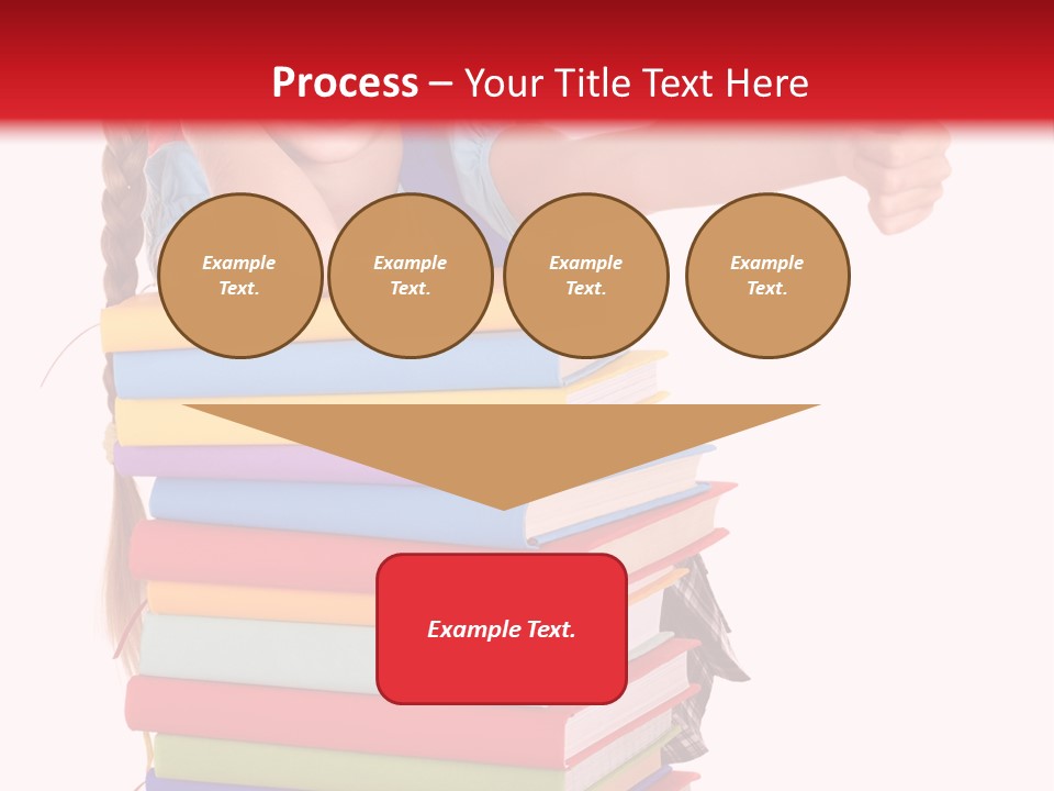 Childhood Thumb Up Stack PowerPoint Template