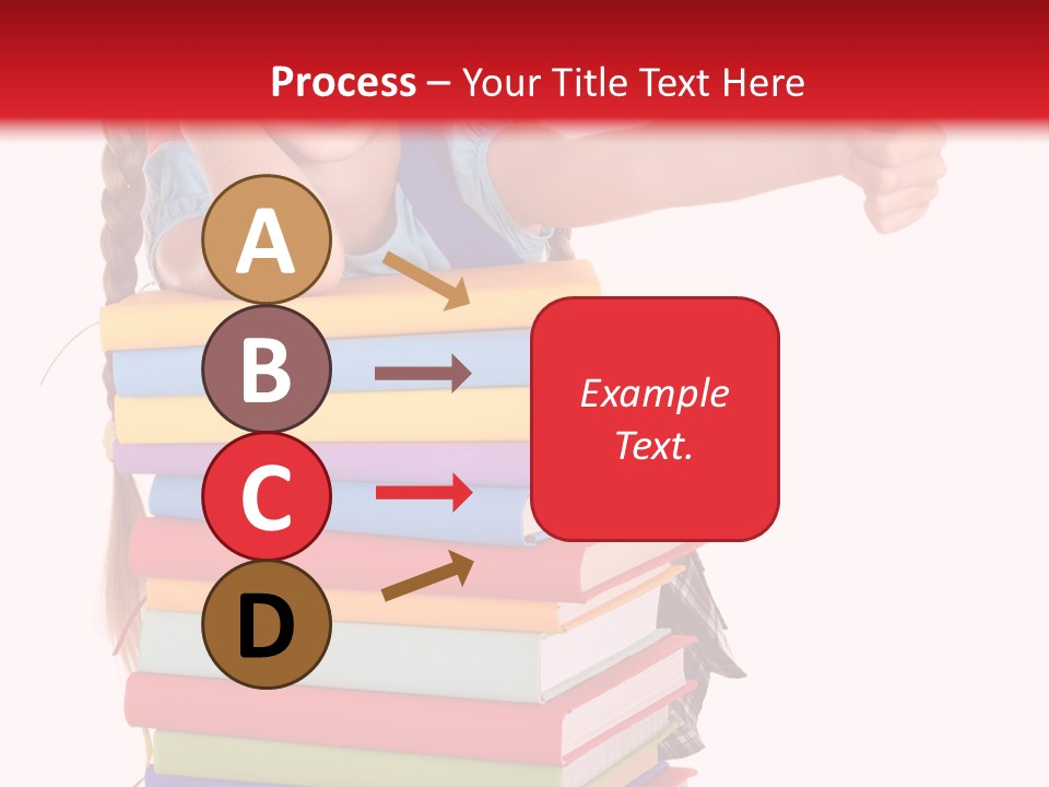 Childhood Thumb Up Stack PowerPoint Template