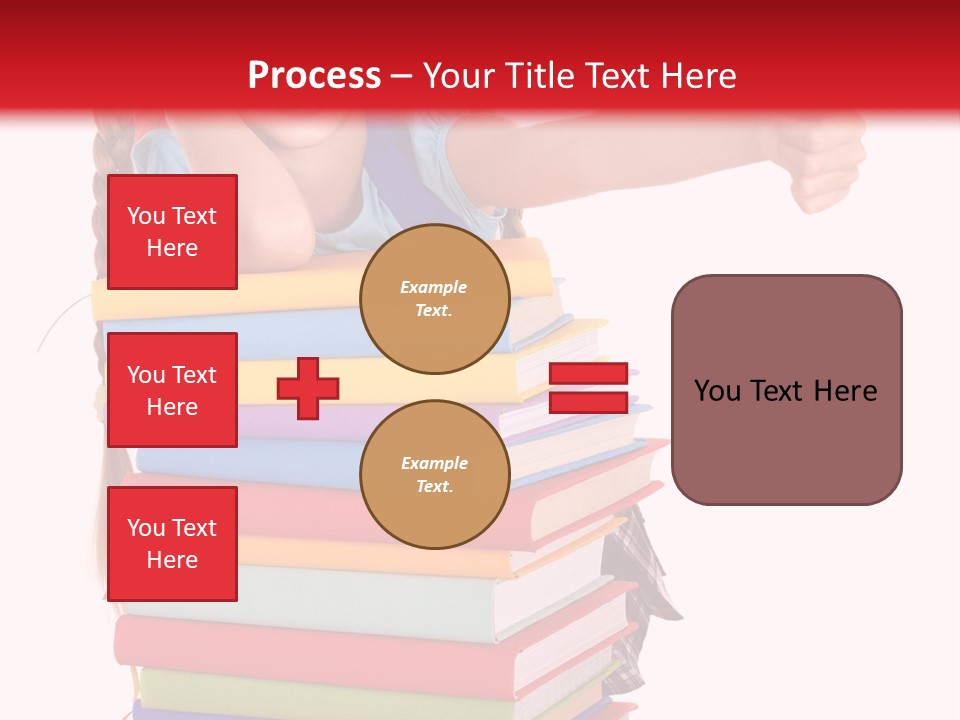 Childhood Thumb Up Stack PowerPoint Template