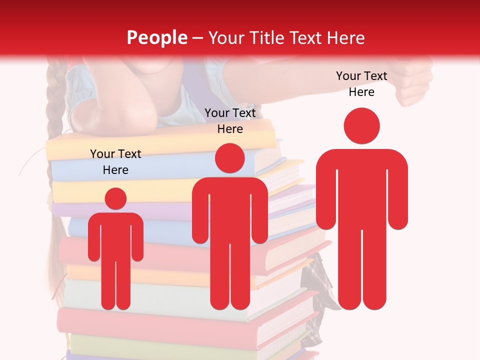 Childhood Thumb Up Stack PowerPoint Template