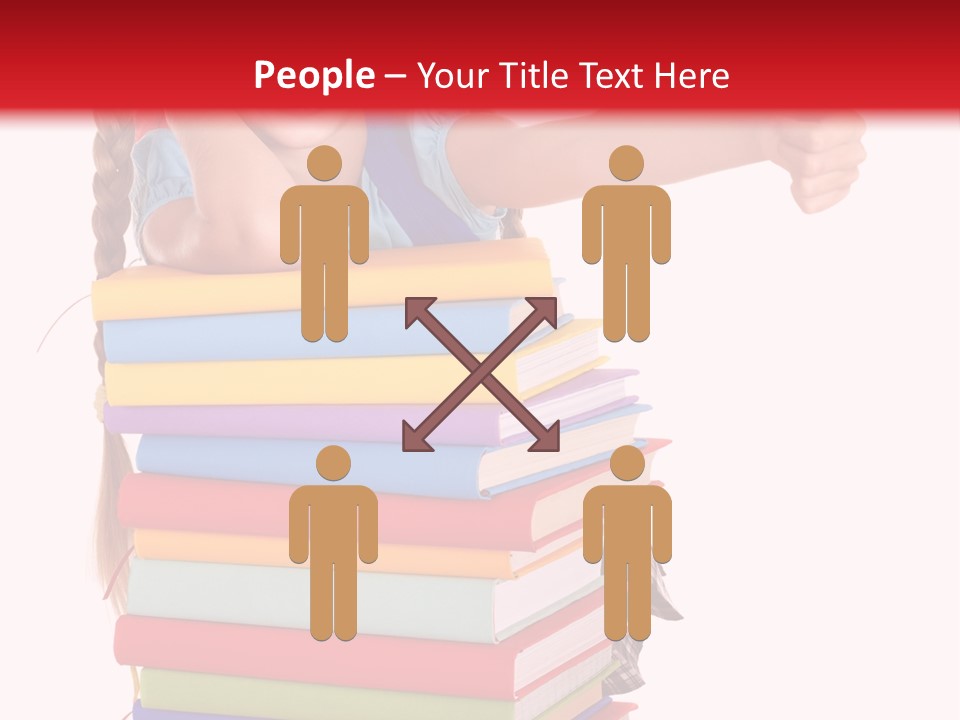 Childhood Thumb Up Stack PowerPoint Template