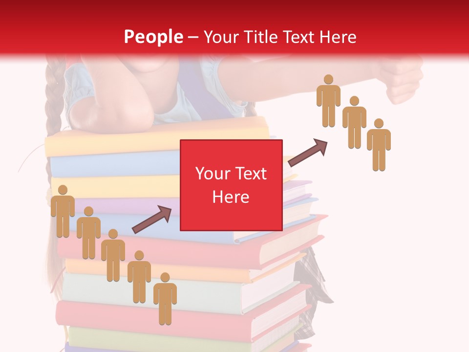 Childhood Thumb Up Stack PowerPoint Template