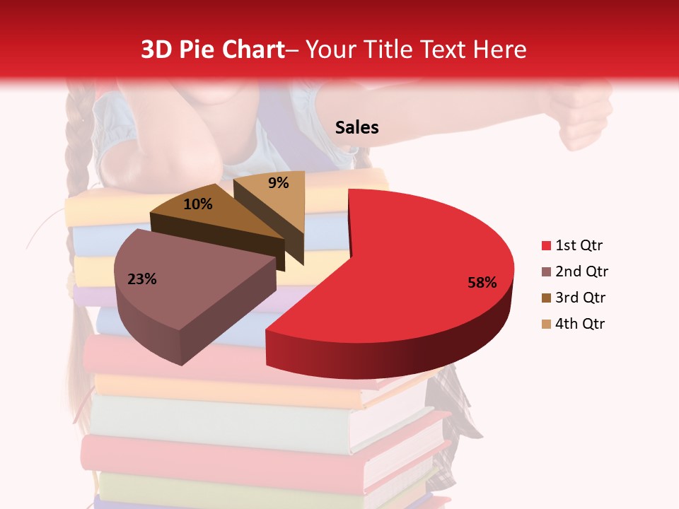 Childhood Thumb Up Stack PowerPoint Template