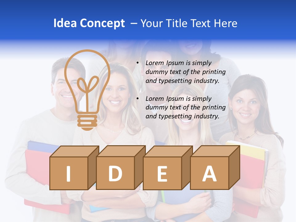 Education White Science PowerPoint Template