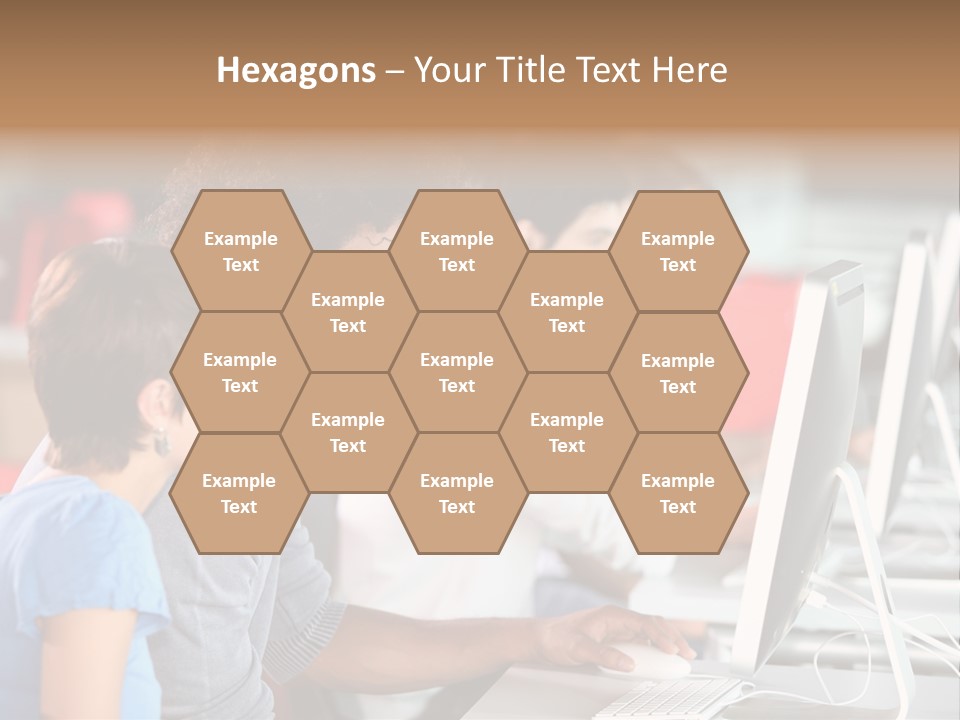 Business School Man Working PowerPoint Template