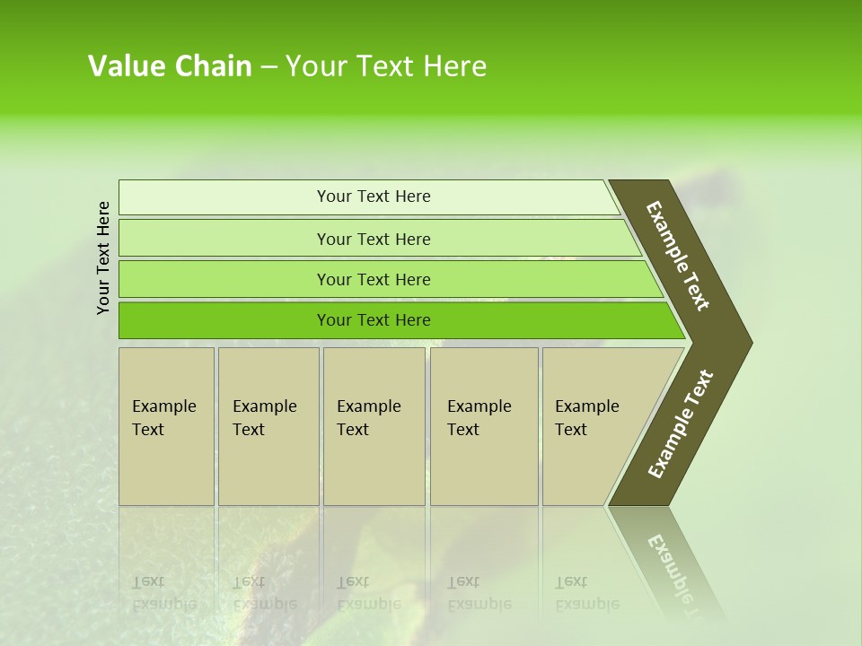 Red Lifestyle Flower PowerPoint Template