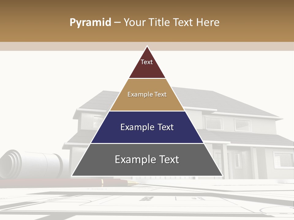 Roof Fireplace Compartment PowerPoint Template
