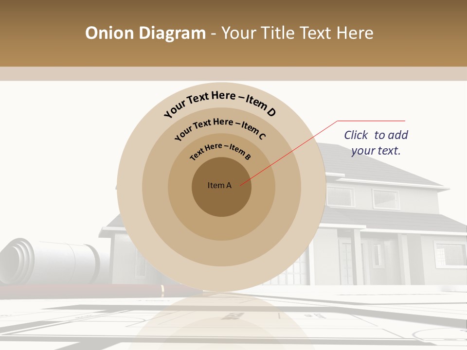 Roof Fireplace Compartment PowerPoint Template