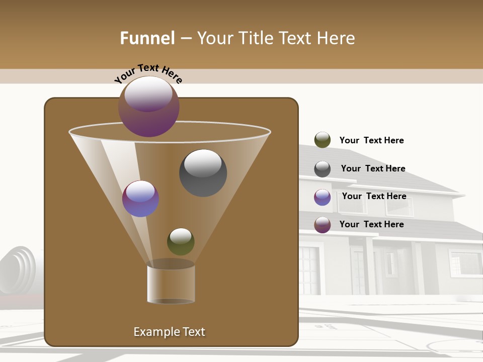 Roof Fireplace Compartment PowerPoint Template