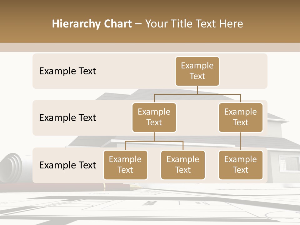 Roof Fireplace Compartment PowerPoint Template
