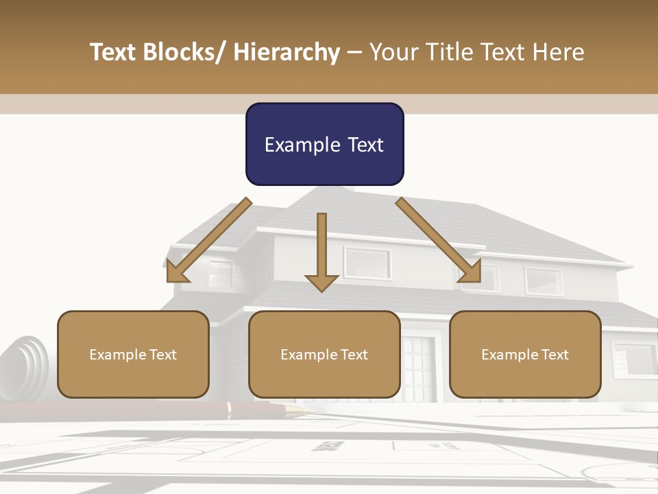 Roof Fireplace Compartment PowerPoint Template