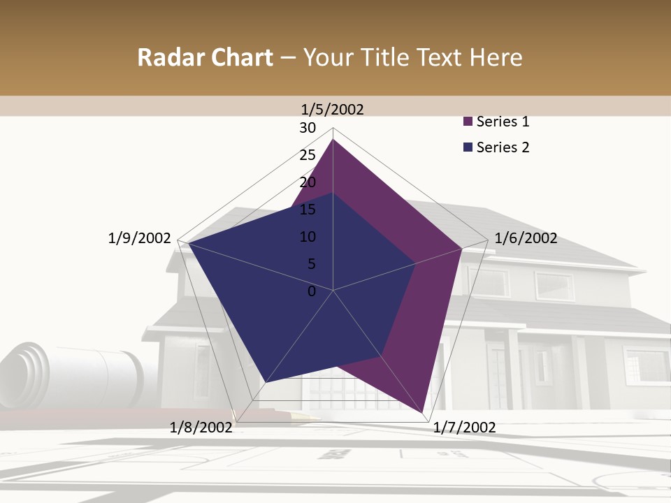 Roof Fireplace Compartment PowerPoint Template
