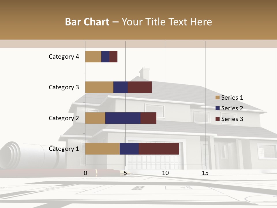 Roof Fireplace Compartment PowerPoint Template