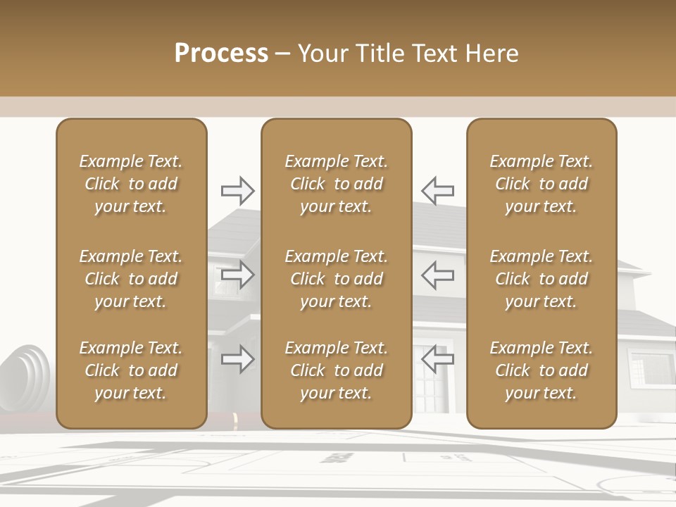 Roof Fireplace Compartment PowerPoint Template