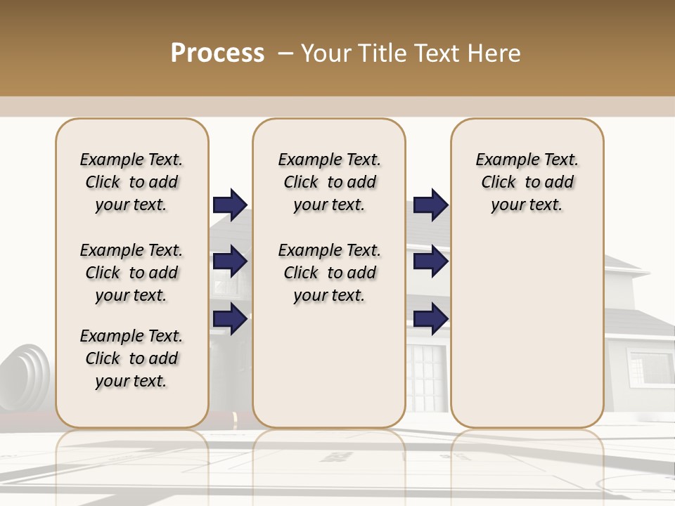 Roof Fireplace Compartment PowerPoint Template