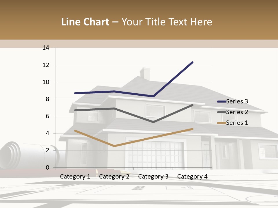Roof Fireplace Compartment PowerPoint Template