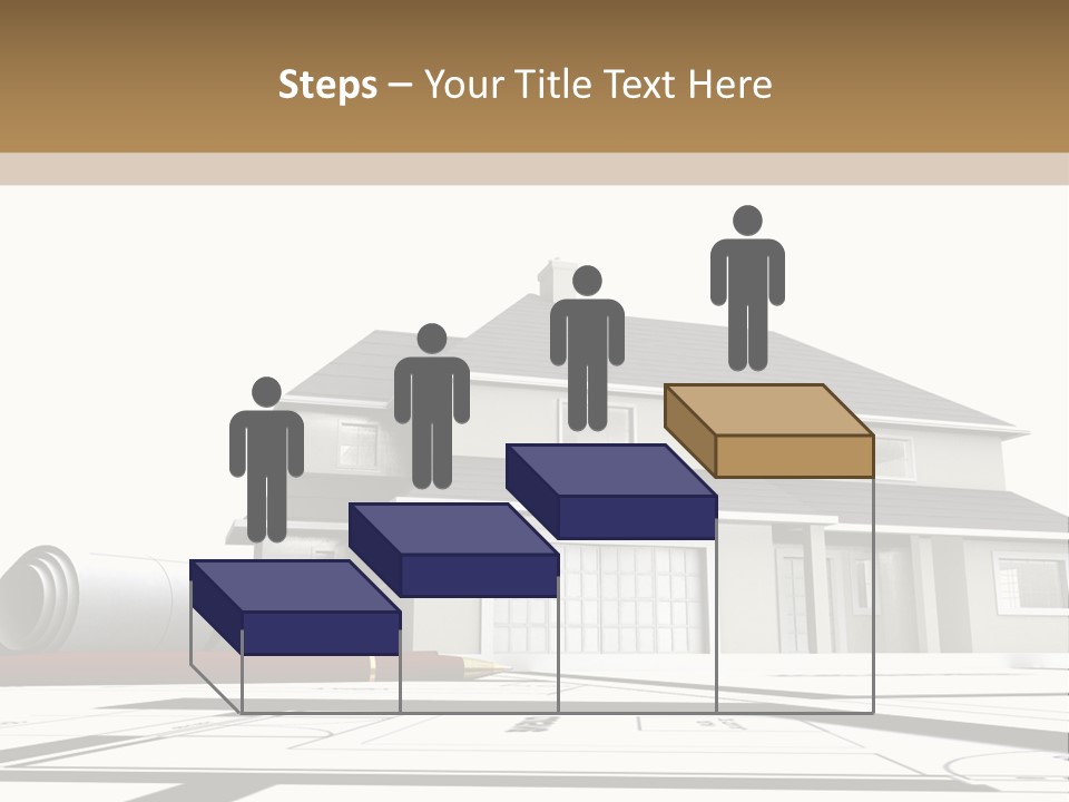 Roof Fireplace Compartment PowerPoint Template