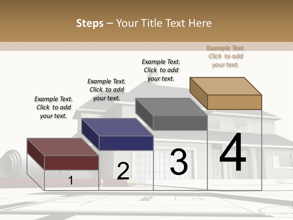 Roof Fireplace Compartment PowerPoint Template