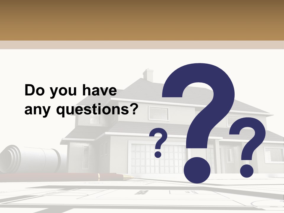 Roof Fireplace Compartment PowerPoint Template