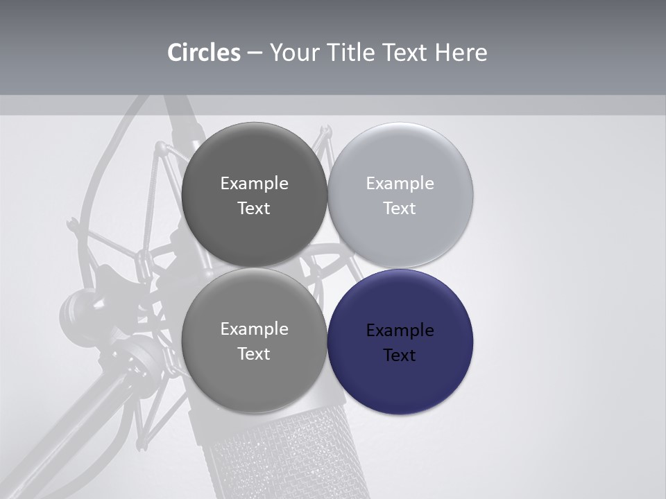 Equipment Broadcast Studio PowerPoint Template