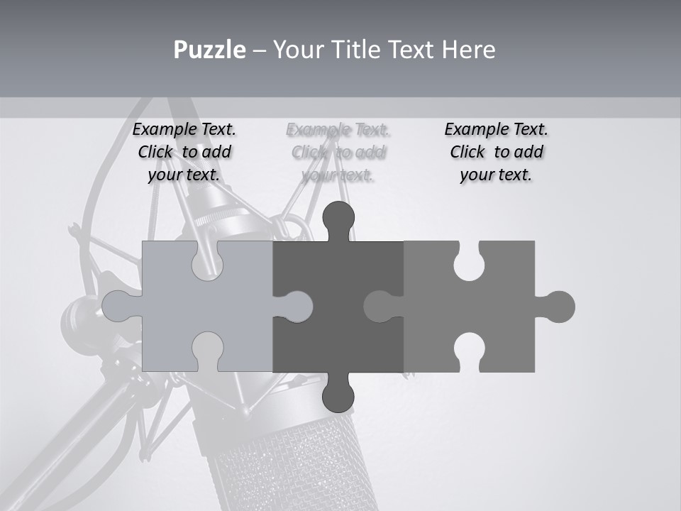 Equipment Broadcast Studio PowerPoint Template