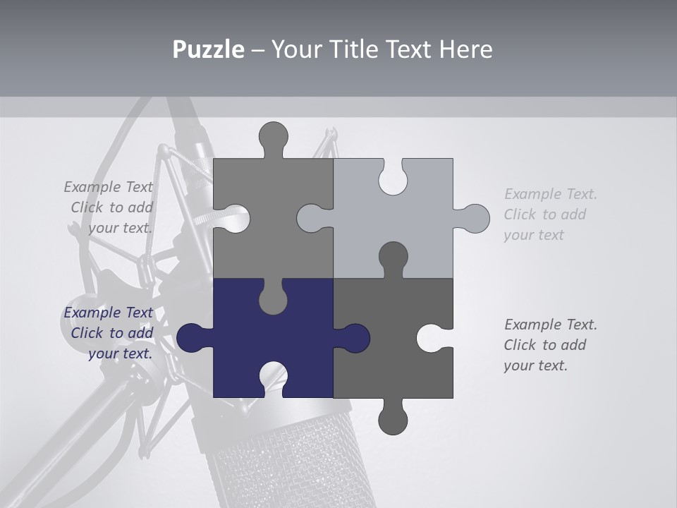 Equipment Broadcast Studio PowerPoint Template