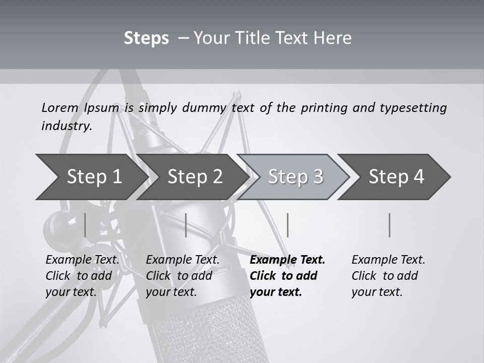 Equipment Broadcast Studio PowerPoint Template