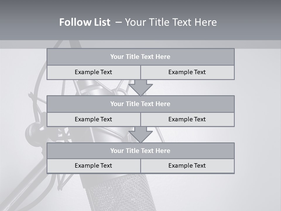 Equipment Broadcast Studio PowerPoint Template
