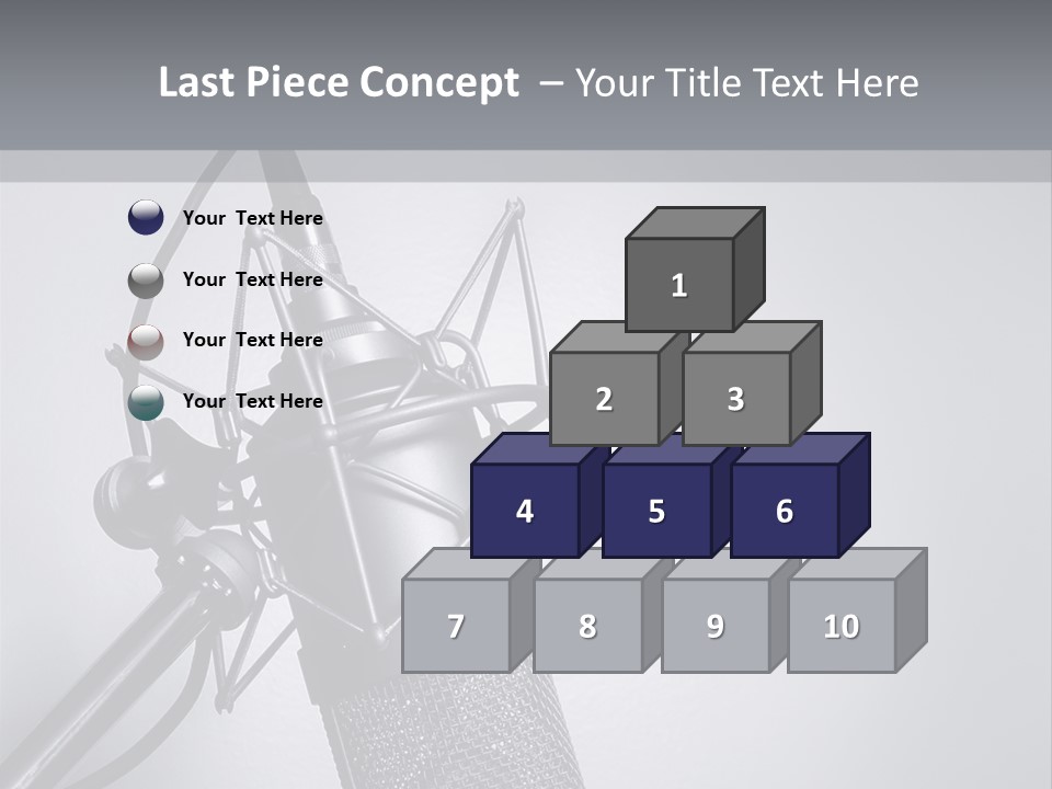 Equipment Broadcast Studio PowerPoint Template
