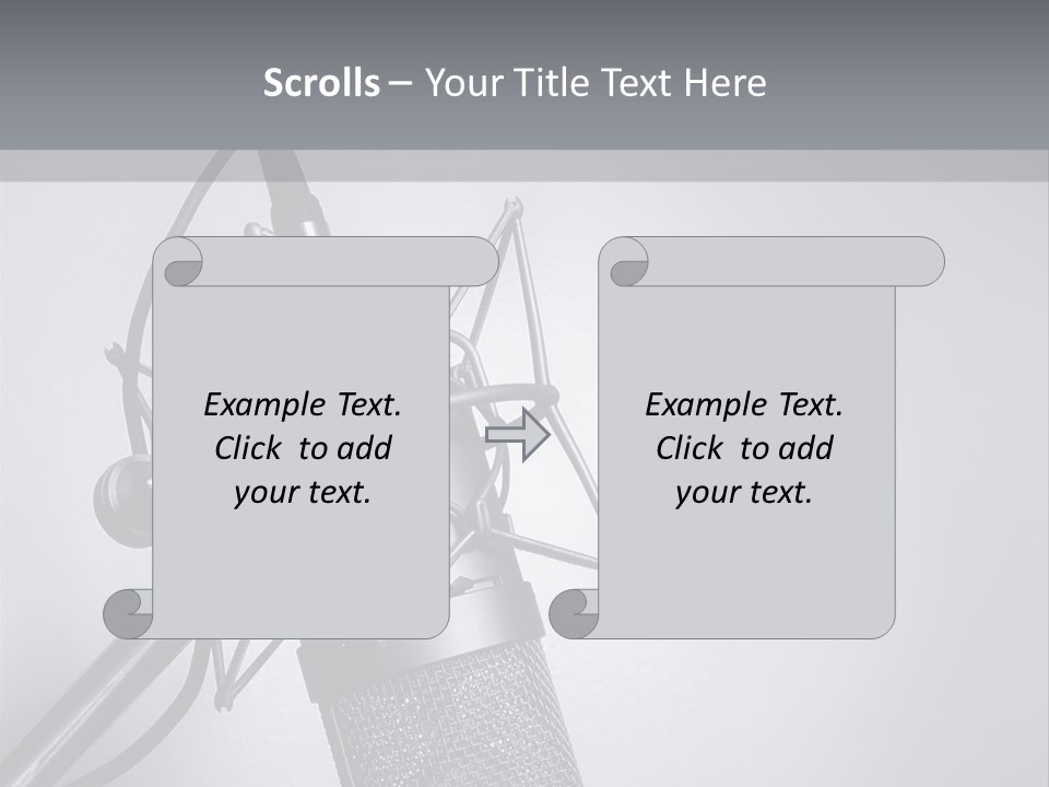 Equipment Broadcast Studio PowerPoint Template