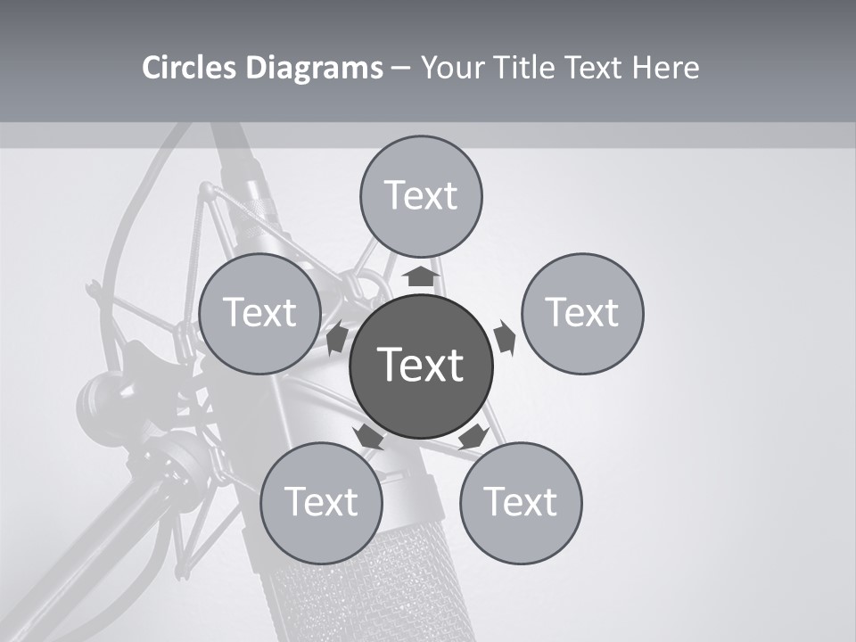 Equipment Broadcast Studio PowerPoint Template