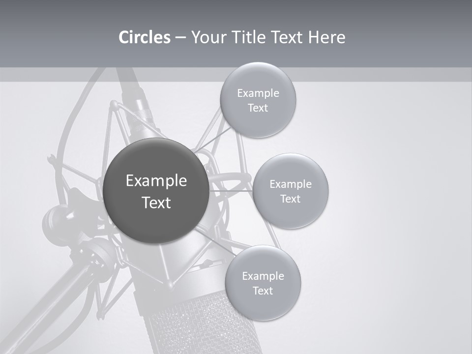Equipment Broadcast Studio PowerPoint Template