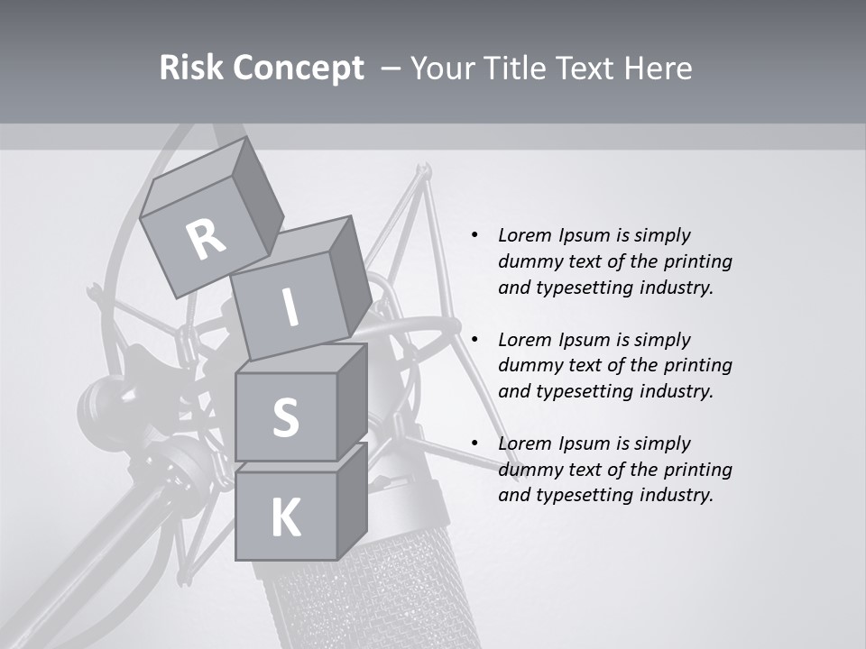 Equipment Broadcast Studio PowerPoint Template