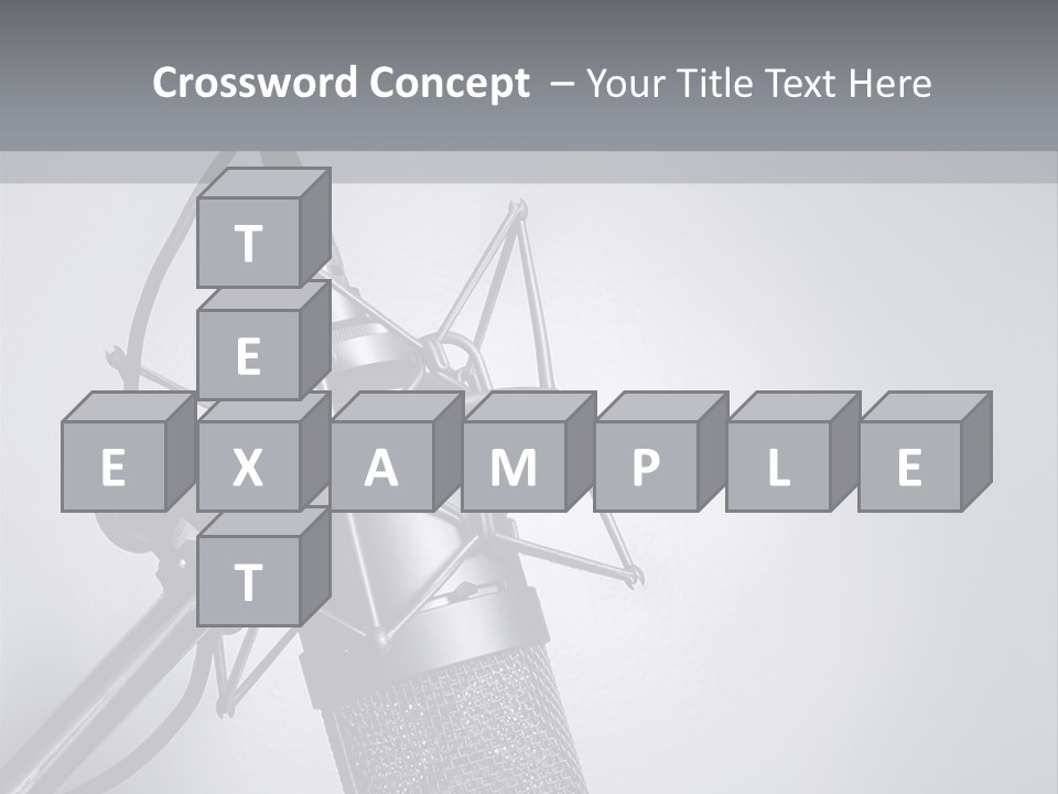 Equipment Broadcast Studio PowerPoint Template