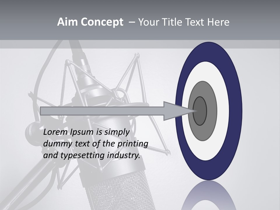 Equipment Broadcast Studio PowerPoint Template