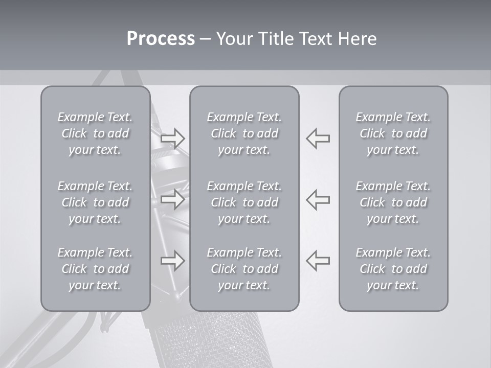 Equipment Broadcast Studio PowerPoint Template