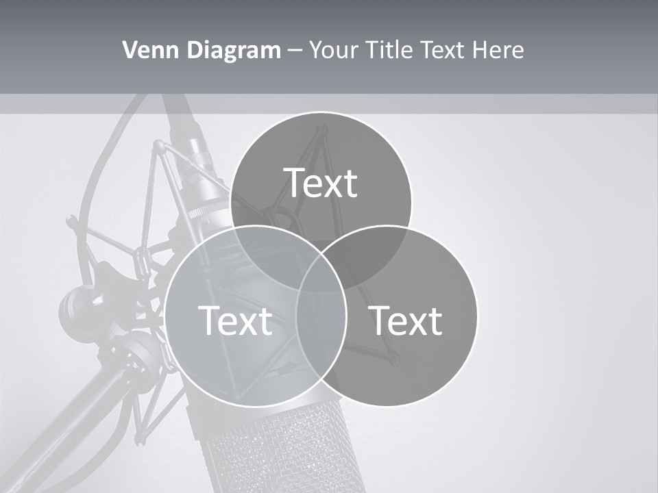 Equipment Broadcast Studio PowerPoint Template