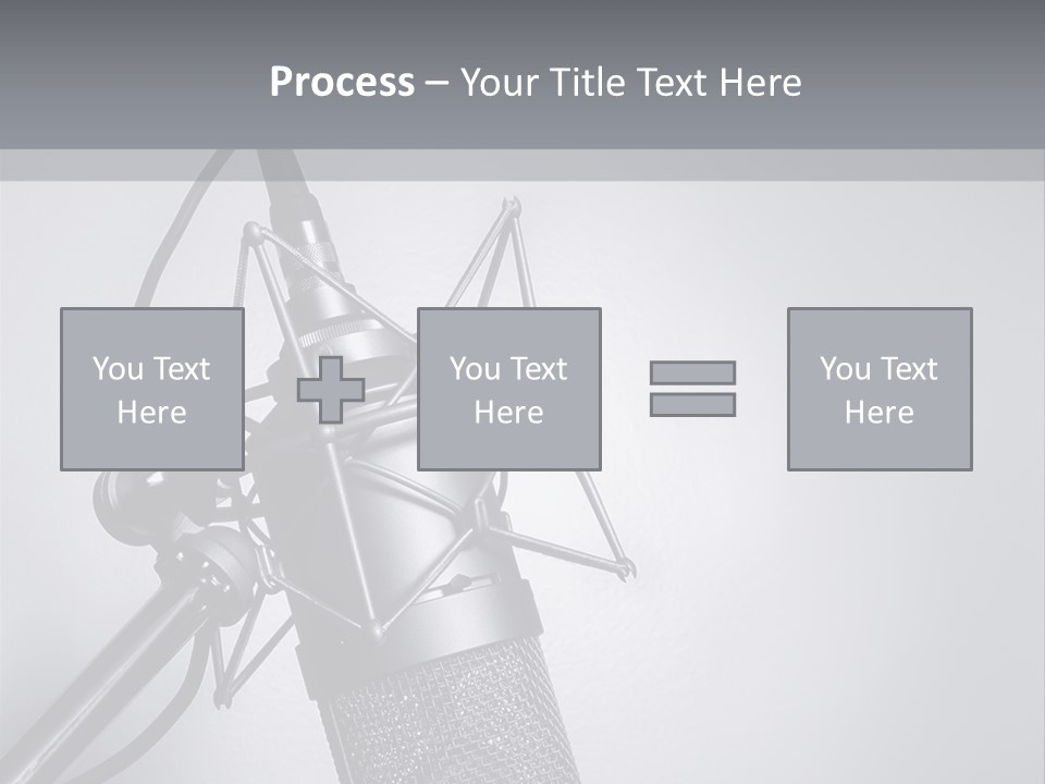Equipment Broadcast Studio PowerPoint Template