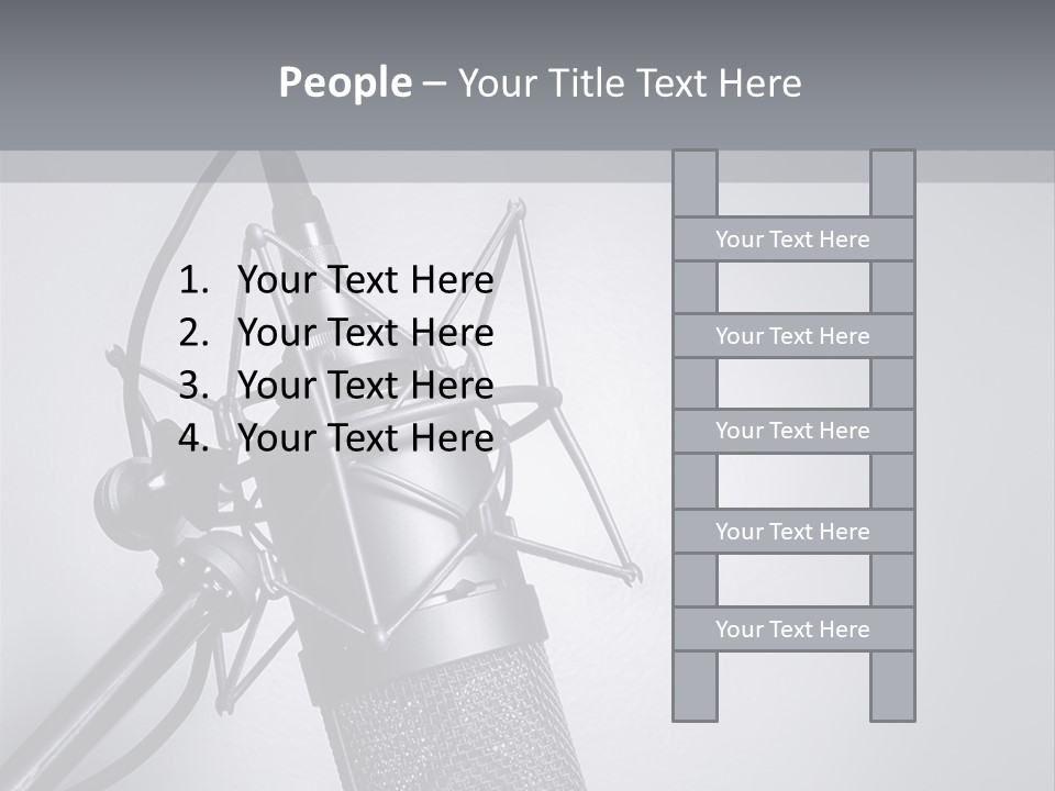 Equipment Broadcast Studio PowerPoint Template