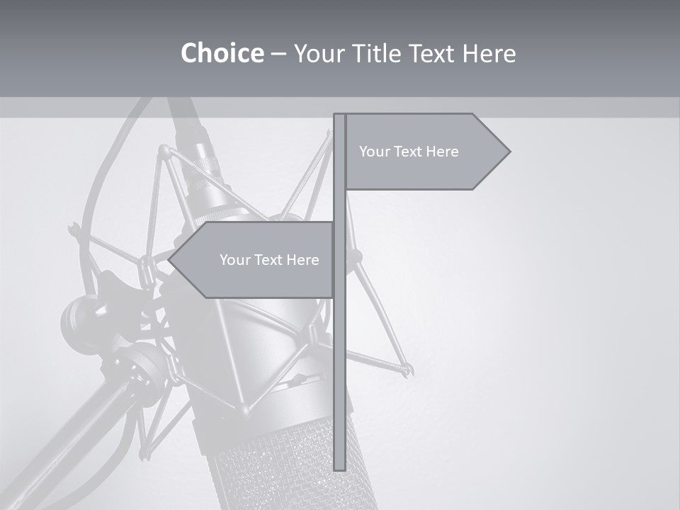 Equipment Broadcast Studio PowerPoint Template