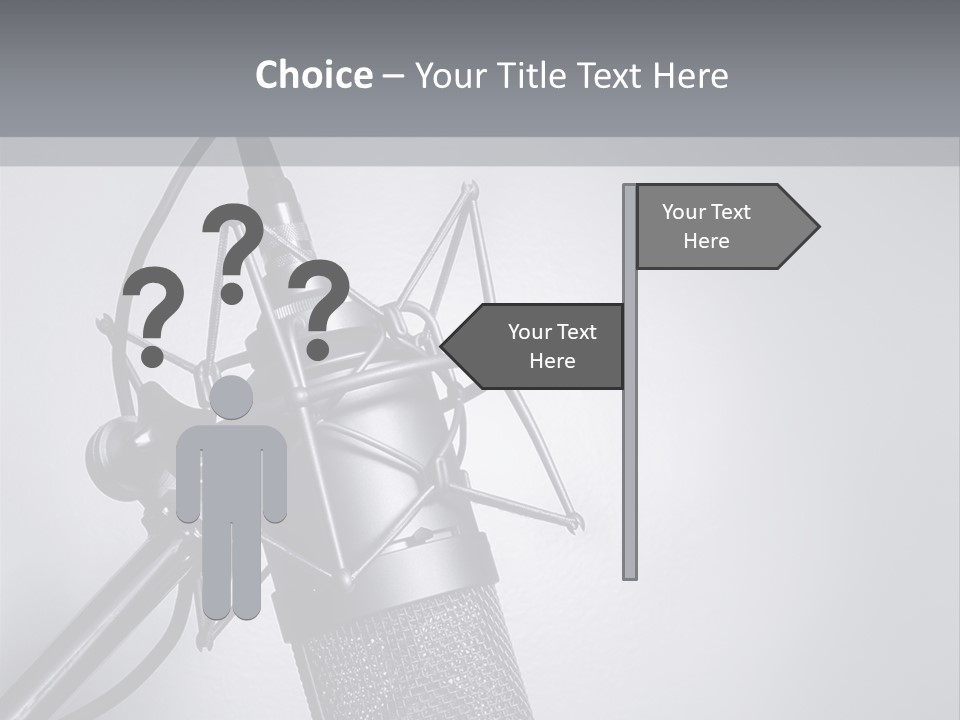 Equipment Broadcast Studio PowerPoint Template