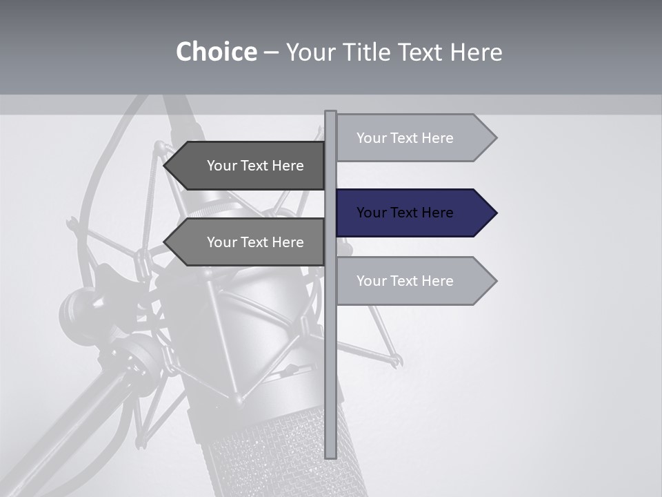 Equipment Broadcast Studio PowerPoint Template