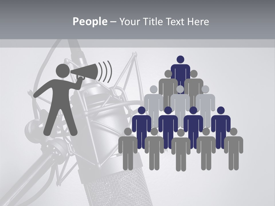 Equipment Broadcast Studio PowerPoint Template