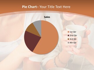 Woman Mugs Friendly PowerPoint Template