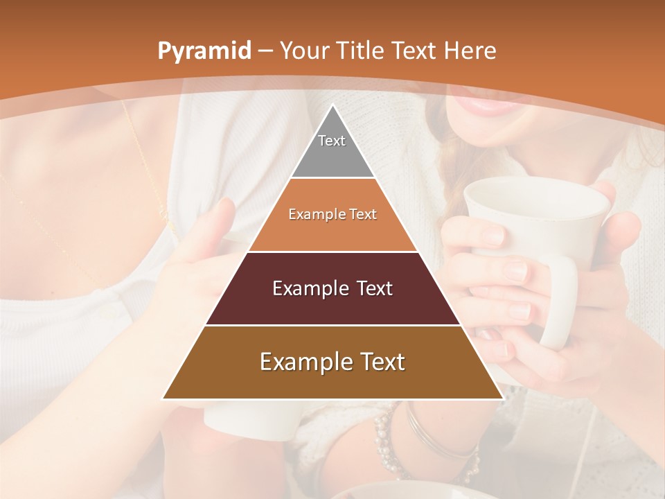 Woman Mugs Friendly PowerPoint Template